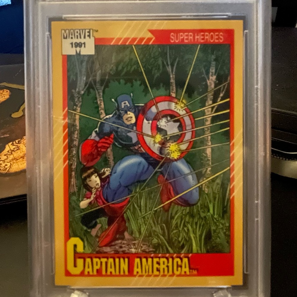 1991 Marvel Universe Captain America PSA #54 MINT 9